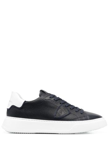 Philippe Model Paris Temple Veau leather sneakers - Blu