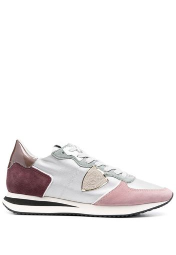 Philippe Model Paris logo-patch low-top sneakers - Grigio