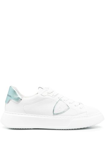 Philippe Model Paris logo-patch low-top sneakers - Bianco