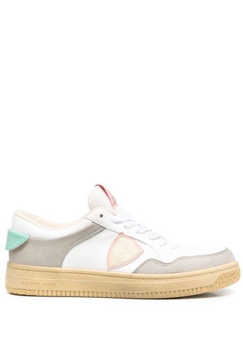 Philippe Model Paris colour-block low-top sneakers - Bianco