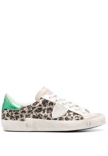 Philippe Model Paris PRSX leather low-top sneakers - Toni neutri