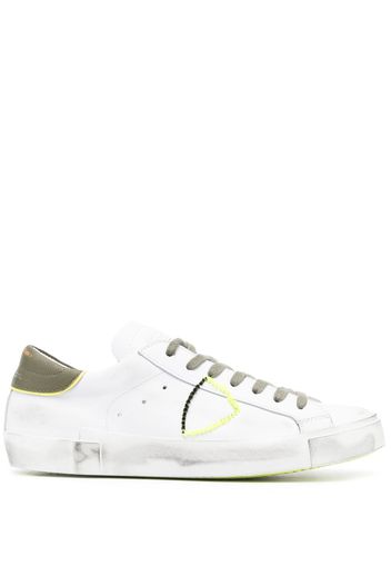 Philippe Model Paris PRSX leather low-top sneakers - Bianco