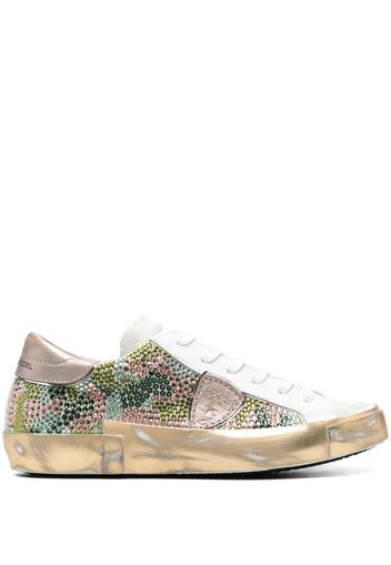 Philippe Model Paris PRSX leather low-top sneakers - Bianco