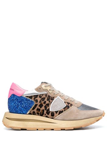 Philippe Model Paris Tropez leather low-top sneakers - Toni neutri