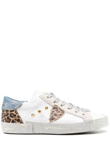 Philippe Model Paris PRSX leather low-top sneakers - Bianco