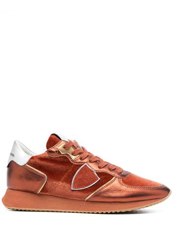 Philippe Model Paris TRPX leather low-top sneakers - Arancione