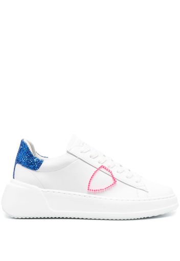 Philippe Model Paris Tres Temple low-top sneakers - Bianco