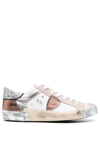 Philippe Model Paris PRSX leather low-top sneakers - Bianco