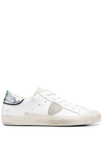 Philippe Model Paris Prsx low-top leather sneakers - Bianco