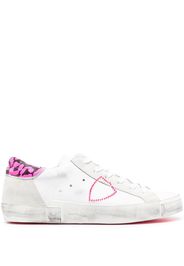 Philippe Model Paris side stitched-logo detail sneakers - Bianco