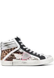 Philippe Model Paris Sneakers PRSC con paillettes - Grigio