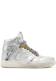 Philippe Model Paris Paris high-top sneakers - Argento