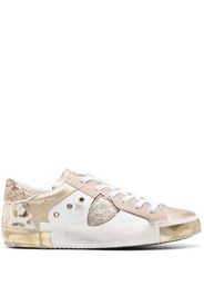 Philippe Model Paris Paris logo-patch sneakers - Oro