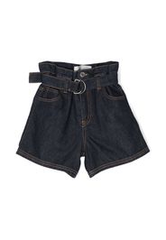 Philosophy Di Lorenzo Serafini Kids straight cotton shorts - Blu