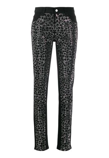 crystal-embellished trousers