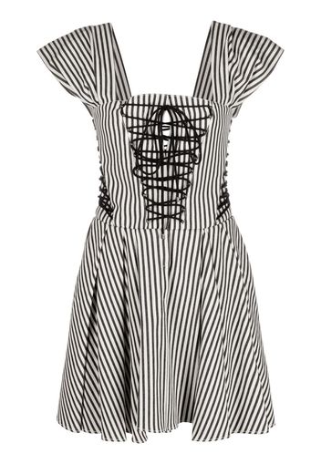 Philosophy Di Lorenzo Serafini lace-up detail dress - Toni neutri