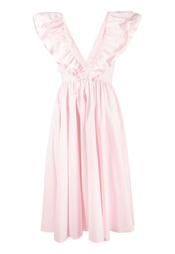 Philosophy Di Lorenzo Serafini ruffle flared dress - Rosa