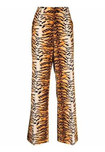 Philosophy Di Lorenzo Serafini animal-print wide trousers - Toni neutri