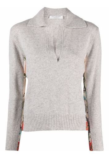 Urban Classics Pullover extra large nero sfumato / bianco Maglione con stampa - Grigio