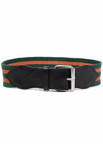 Philosophy Di Lorenzo Serafini striped buckled belt - Verde