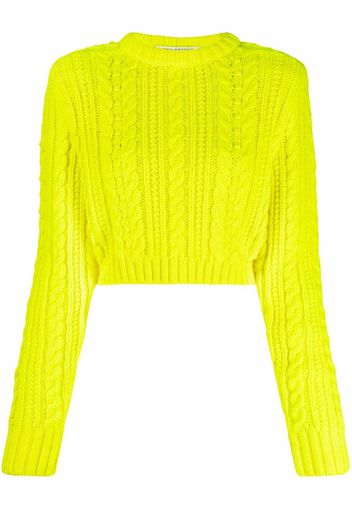 Philosophy Di Lorenzo Serafini cable-knit jumper - Giallo