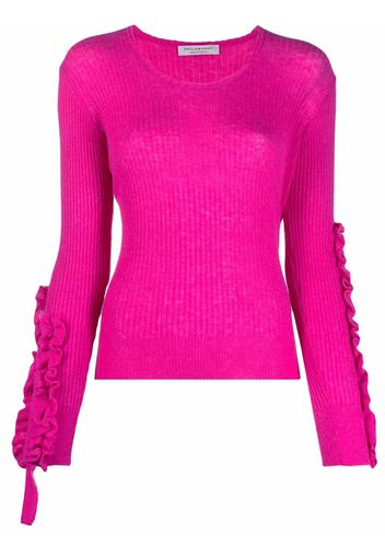 Philosophy Di Lorenzo Serafini ruffle-detail jumper - Rosa