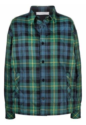 Philosophy Di Lorenzo Serafini plaid padded jacket - Verde