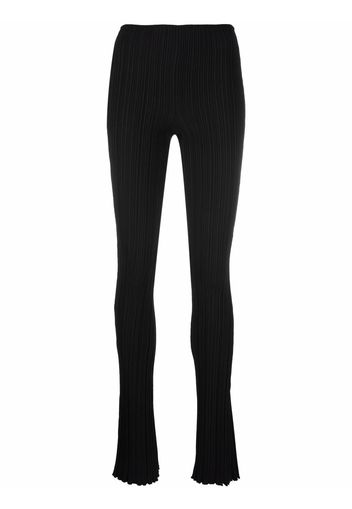 Philosophy Di Lorenzo Serafini Leggings slim plissettati - Nero