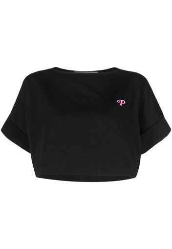 Philosophy Di Lorenzo Serafini T-shirt crop con stampa - Nero