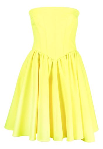 Philosophy Di Lorenzo Serafini strapless flared-skirt dress - Giallo