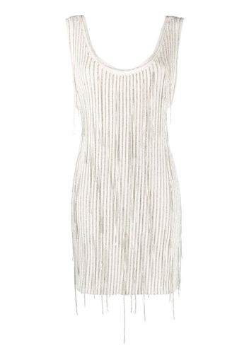 Philosophy Di Lorenzo Serafini crystal-embellished sleeveless dress - Bianco