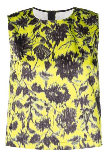 Philosophy Di Lorenzo Serafini floral-print sleeveless top - Giallo