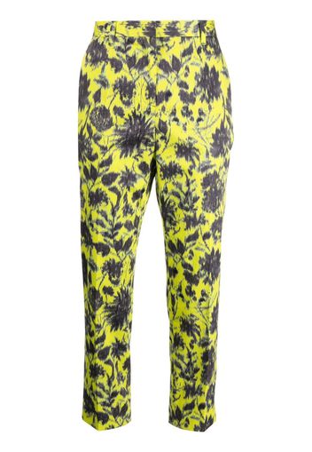 Philosophy Di Lorenzo Serafini printed cropped trousers - Giallo