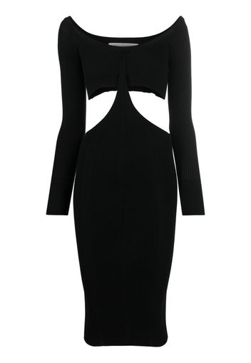 Philosophy Di Lorenzo Serafini cut-out detail knit dress - Nero