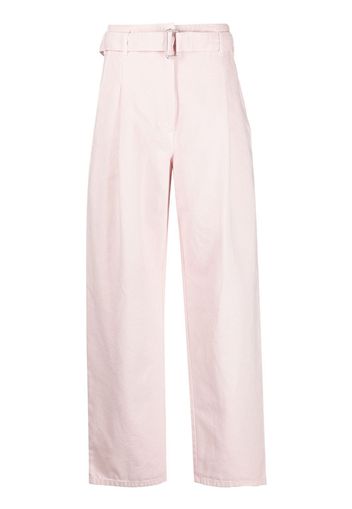 Philosophy Di Lorenzo Serafini belted cotton gabardine trousers - Rosa