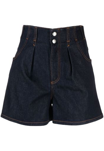 Philosophy Di Lorenzo Serafini high-waisted denim shorts - Blu