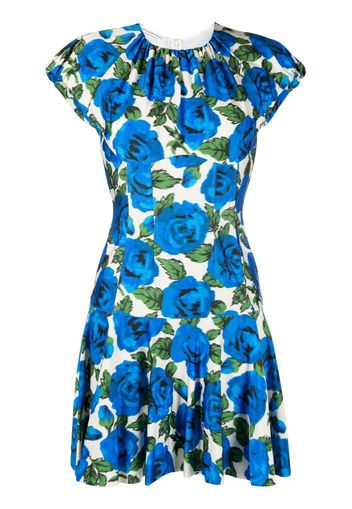 Philosophy Di Lorenzo Serafini all-over floral print dress - Blu