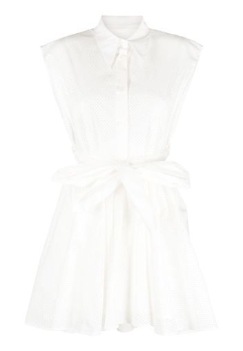 Philosophy Di Lorenzo Serafini button-up cotton minidress - Bianco