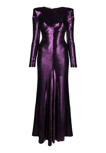 Philosophy Di Lorenzo Serafini sequined open-back dress - Viola