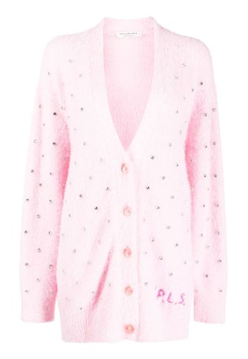 Philosophy Di Lorenzo Serafini embellished knitted cardigan - Rosa