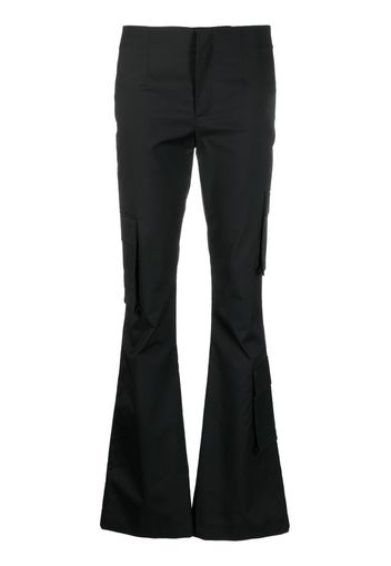 Philosophy Di Lorenzo Serafini cargo-pocket flared trousers - Nero