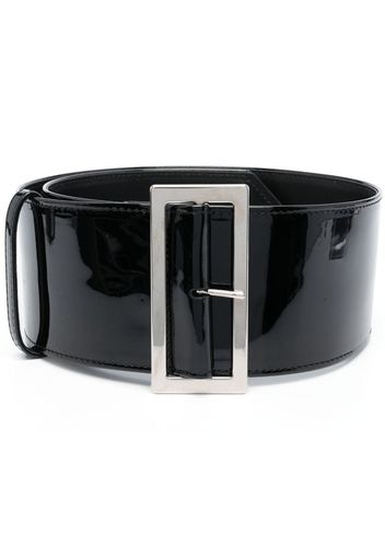 Philosophy Di Lorenzo Serafini high shine-finish belt - Nero