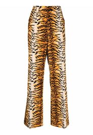 Philosophy Di Lorenzo Serafini animal-print wide trousers - Toni neutri