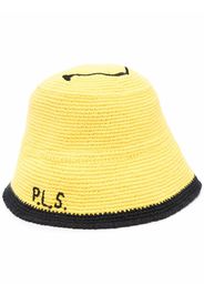 Philosophy Di Lorenzo Serafini Cappello bucket con ricamo - Giallo