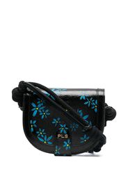 Philosophy Di Lorenzo Serafini floral-print satchel crossbody bag - Nero