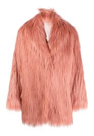 Philosophy Di Lorenzo Serafini Cappotto in finta pelliccia oversize - Rosa