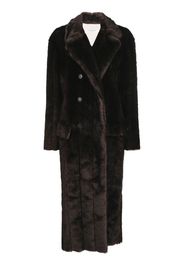 Philosophy Di Lorenzo Serafini faux-fur double-breasted coat - Marrone