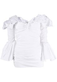 Philosophy Di Lorenzo Serafini off-shoulder ruched-detail top - Bianco