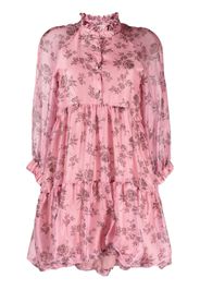 Philosophy Di Lorenzo Serafini Abito in stile babydoll a fiori - Rosa