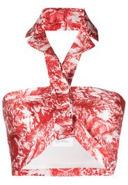 Philosophy Di Lorenzo Serafini graphic-print sleeveless top - Rosso